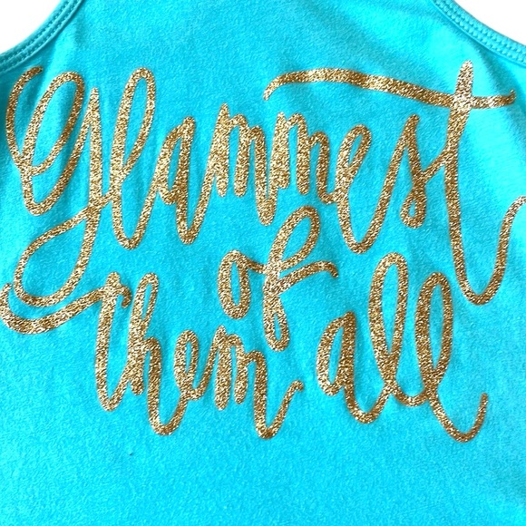 Kavio Girl Glamest Of Them All Racerback Tank, Size 4 - Picture 2 of 4